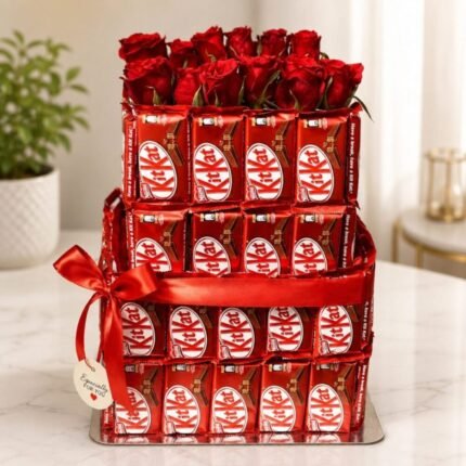 4 Finger KitKat Tower for Wedding