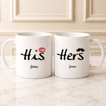 His and Her Mug gift by Mug Collection