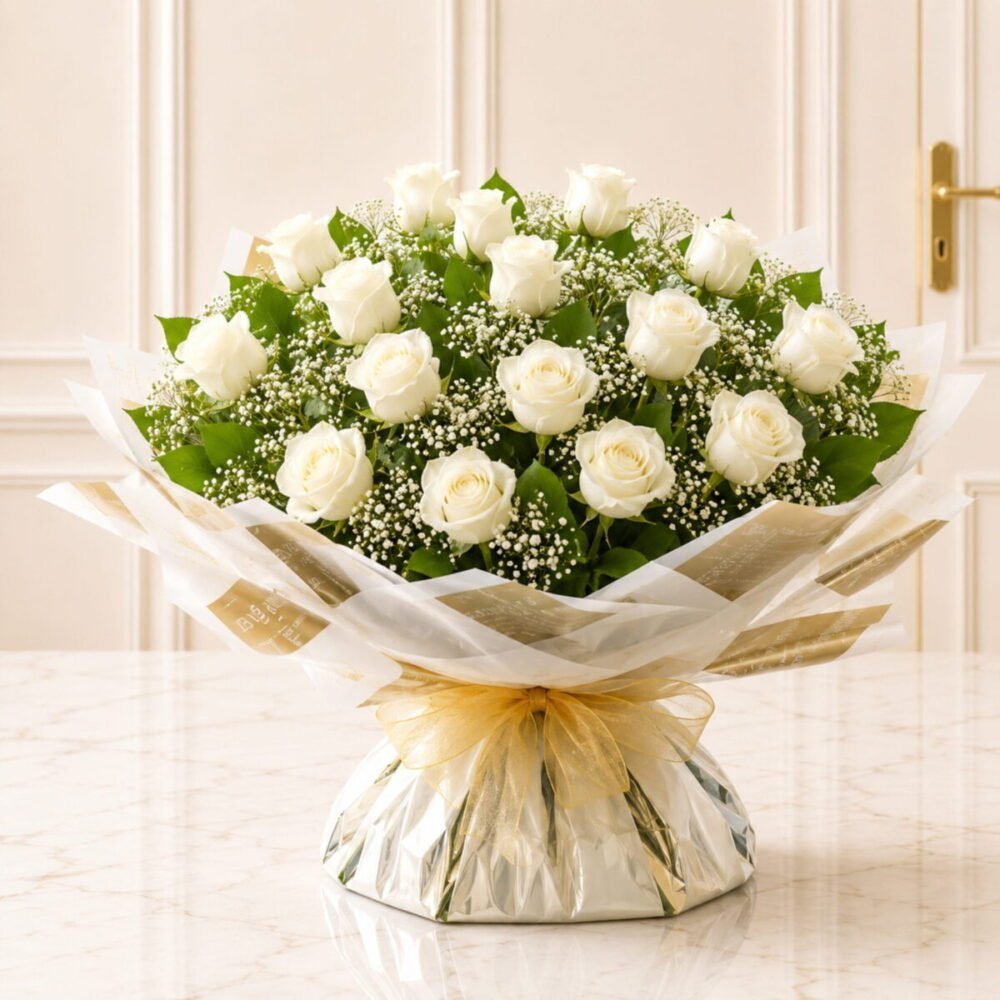 Majestic White Roses - Islamabad & Rawalpindi Flowers Majestic White Roses - Islamabad & Rawalpindi Flowers | Lahore Gifts Online