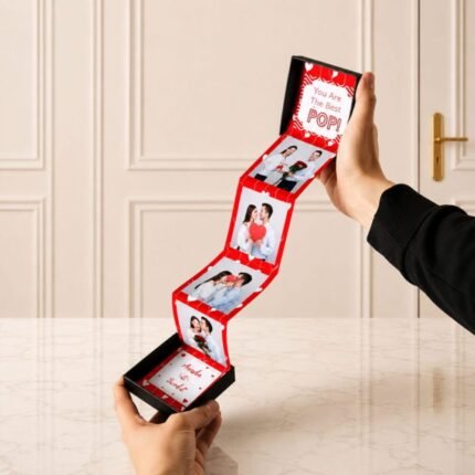 Love Pic Pop Up Box personalised gift for Valentines Day