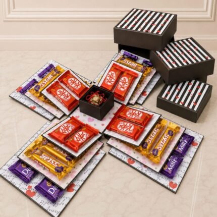 Special Chocolates Explosion Box personalised gift by Customize Box