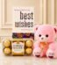 Cute Teddy Bear and Rocher gift for Wedding