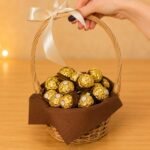 Ferrero Rocher Basket - Anniversary Gifts | Lahore Gifts Online