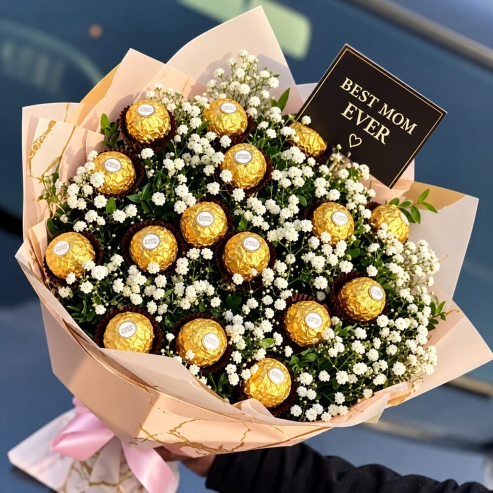 Pretty N Pink Chocolate Bouquet Pretty N Pink Chocolate Bouquet by Mother’s Day for Mothers Day