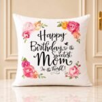 Birthday Sweetest Mom personalised gift by Cushions