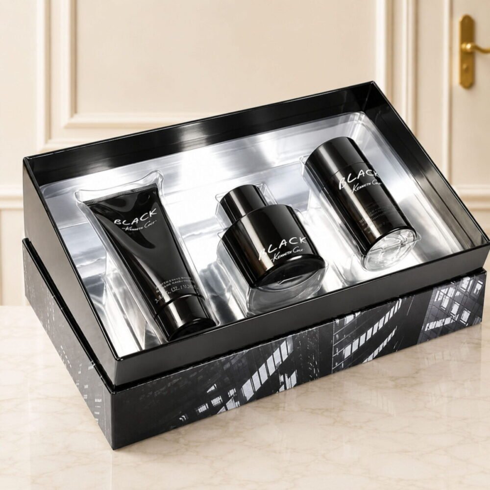 Kenneth Cole Black for Men 3 Pc Gift Set Kenneth Cole Black for Men 3 Pc Gift Set perfume gift by For Him