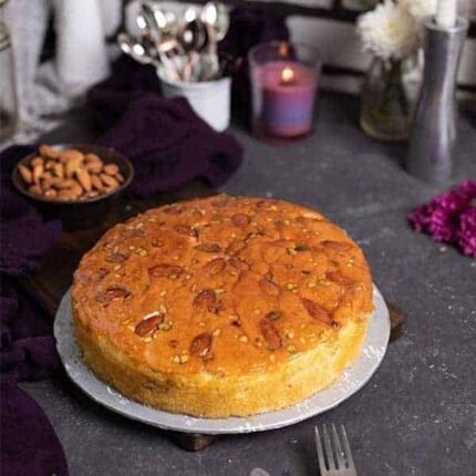 Almond Peanuts Cake by Baba