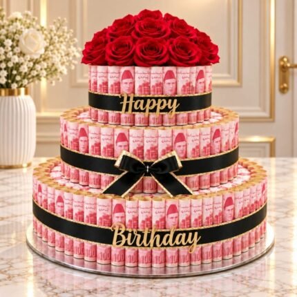 Cash Tower gift for Valentines Day