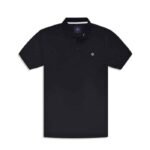 Black Plain Pique Polo Shirt fashion gift by Father’s Day for Fathers Day