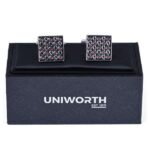 Black Square Cufflinks - Men’s Accessories | Lahore Gifts Online