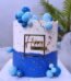 Navy Blue Theme Cake by O’Clock in Lahore