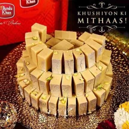 1 kg Badam Barfi by Bundu Khan