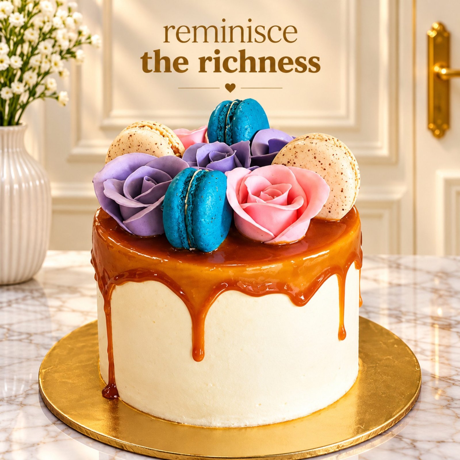 Caramel Fantasy Cake 2.5 Lbs - Aztec Cakes Karachi Caramel Fantasy Cake 2.5 Lbs - Aztec Cakes Karachi | Lahore Gifts Online