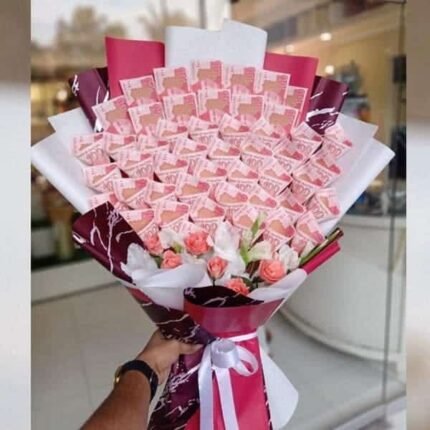 Cash Bouquet New Style 2 for Valentines Day