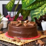 Chocolate KitKat Cake - Hyderabad Cakes | Lahore Gifts Online