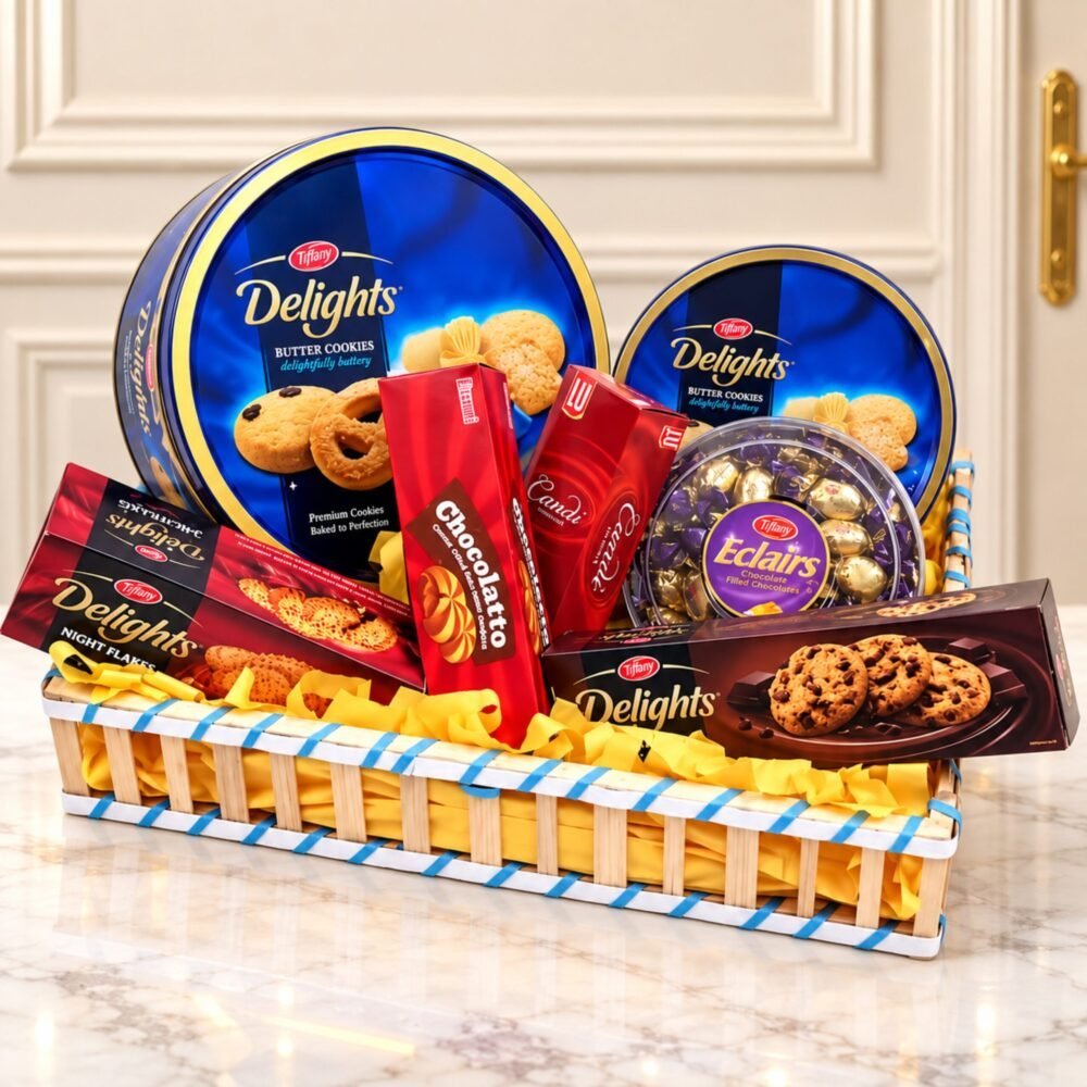 Cookies Gift Basket - Chocolates Basket Cookies Gift Basket - Chocolates Basket | Send Gifts to Pakistan, Premium Gift, Same day delivery Pakistan