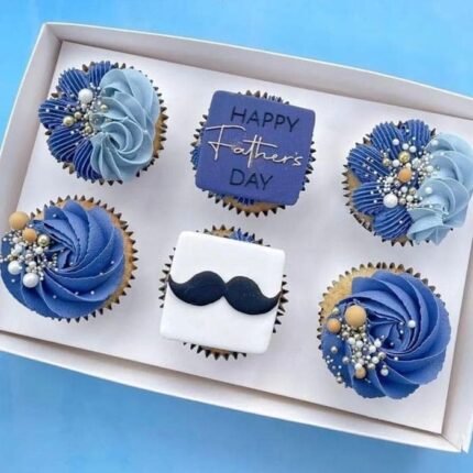 Beautiful Designer Cupcakes for Dad for Fathers Day