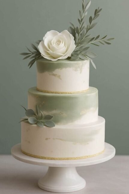 3 Tier Modish Cake by O’Clock in Lahore for Wedding