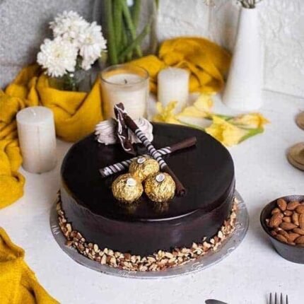 Ferrero Rocher Chocolate Cake by Baba