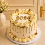 2026 Gold Cake - New Year Gifts | Send Gifts to Pakistan, Premium Gift, Same day delivery Pakistan