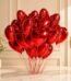 20 Red Heart Shape Foil Balloons teddy bear gift by Balloons & Candles
