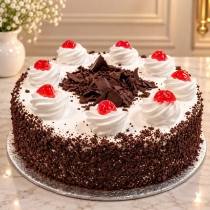 Black Forest Regular Cake gift by The Inn in Faisalabad