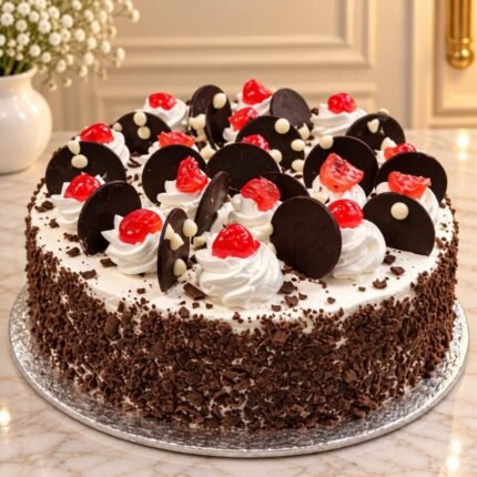 Black Forest Special Cake gift by The Inn in Faisalabad
