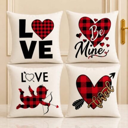 4 Cushions Deal - Valentine’s Day Gifts | Send Gifts to Pakistan, Premium Gift, Same day delivery Pakistan