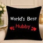 Best Hubby Cushion - Anniversary Gifts | Lahore Gifts Online