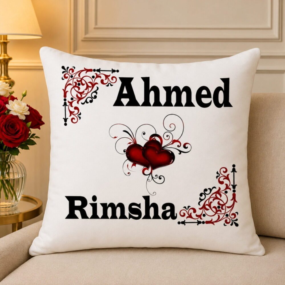 Personalize Cushion Name - Personalised Cushions Personalize Cushion Name - Personalised Cushions | Lahore Gifts Online