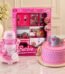 Barbie Kitchen Set with Princess Cake & Water gift by Kids Combos