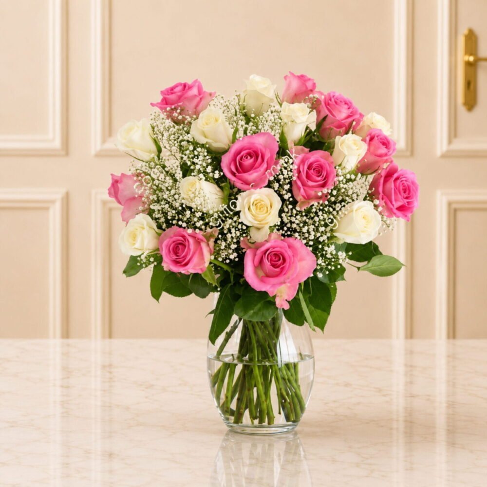 Pastel Roses Love - Anniversary Gifts Pastel Roses Love - Anniversary Gifts | Lahore Gifts Online