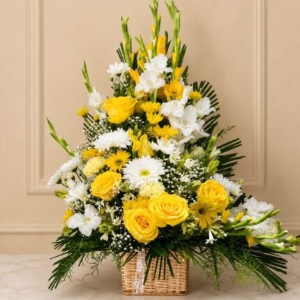 Imported Flowers Basket in Lahore