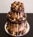 2 Tier Chocolate Bango Cake by O’Clock in Lahore