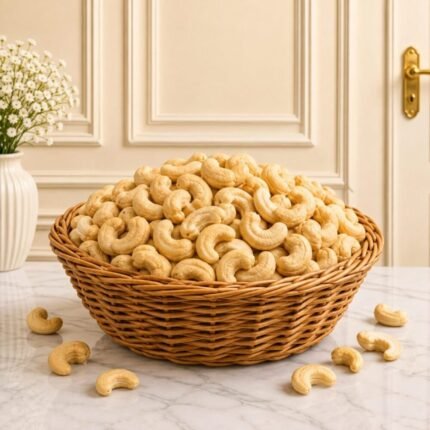 1 kg Cashew Roasted fruit basket by Dry Fruits