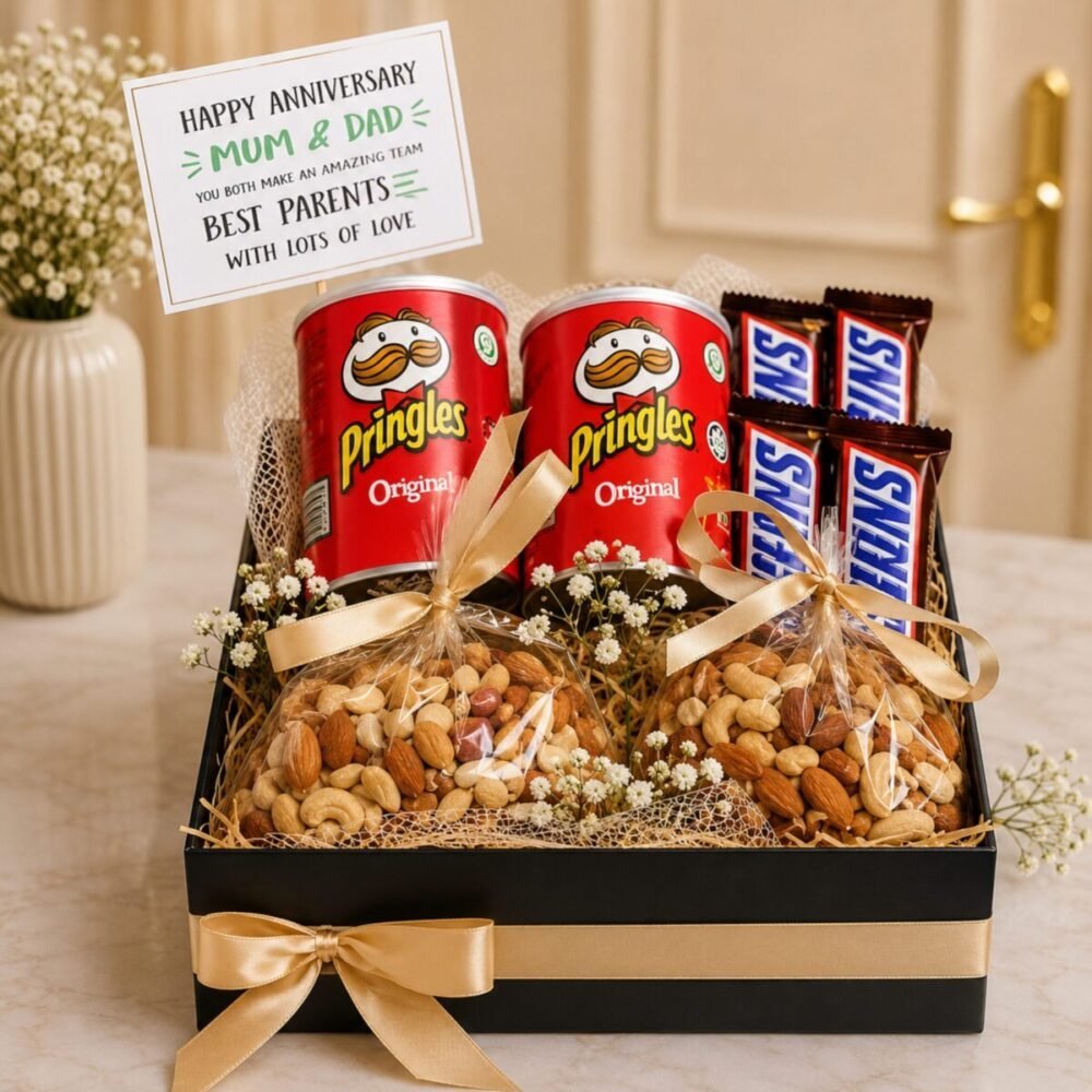 Dry Fruit Box with Chocolates - Anniversary Gifts Dry Fruit Box with Chocolates - Anniversary Gifts | Lahore Gifts Online