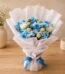 Rocher Bouquet in Blue Theme in Lahore for Sorry