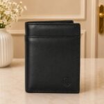 Black 100% Leather Wallet - Men’s Accessories | Lahore Gifts Online