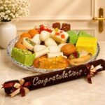 Congratulations Towel with Mithai - Congratulations Gifts | Lahore Gifts Online
