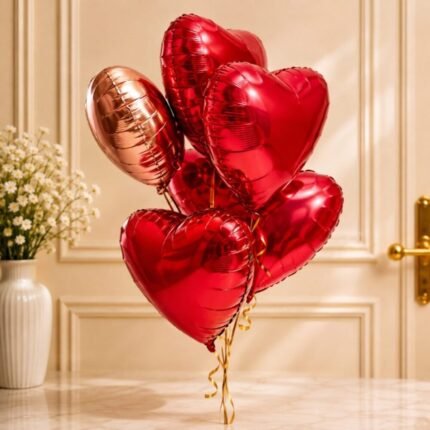 Heart Shape Foil Balloons 5 by Balloons & Candles