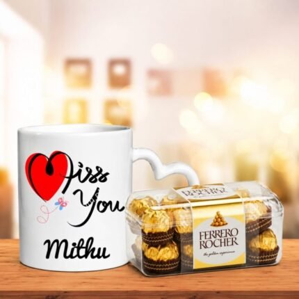 Miss You Rocher and Mug gift for Sorry