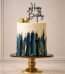Blue Theme Cake by O’Clock in Lahore