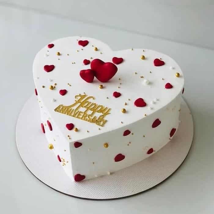 Love Heart Shape Cake - Anniversary Gifts Love Heart Shape Cake - Anniversary Gifts | Lahore Gifts Online