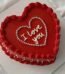 Red Love Cake by O’Clock in Lahore for Valentines Day