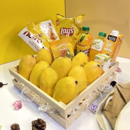 For Mango Lovers fruit basket for Get Well Soon