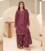 3 Piece Lawn Suit Embroidered (Unstitched) fashion gift for Eid