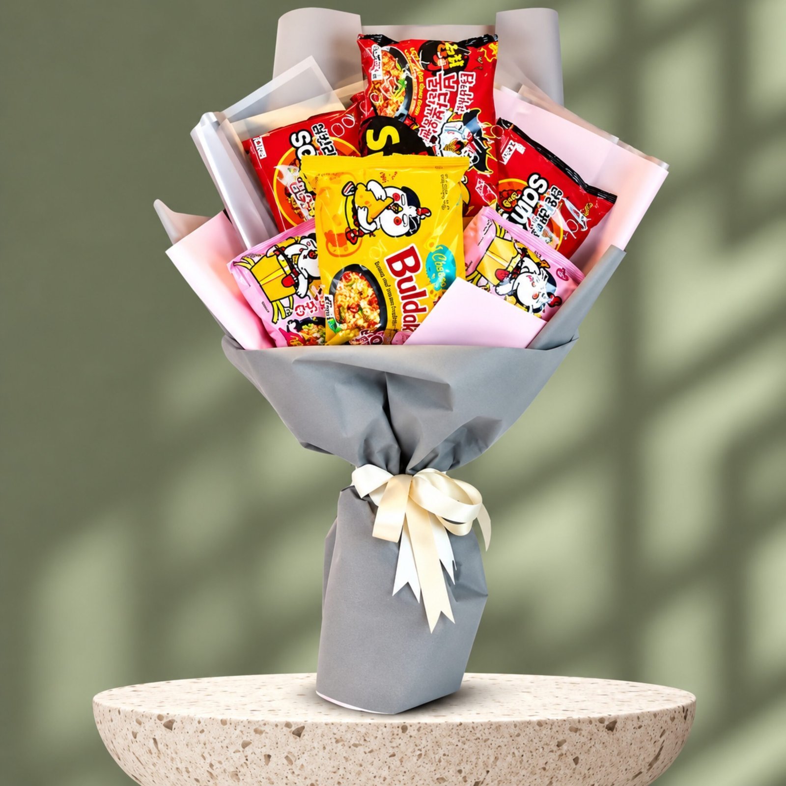 Mix Buldak Noodle Bouquet - Birthday Gifts Mix Buldak Noodle Bouquet - Birthday Gifts | Lahore Gifts Online