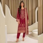 3 Piece Lawn Suit – Embroidered (Unstitched) - Eid Gifts | Lahore Gifts Online