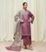 3 Piece Embroidered Raw Silk Suit fashion gift by Ladies Dress