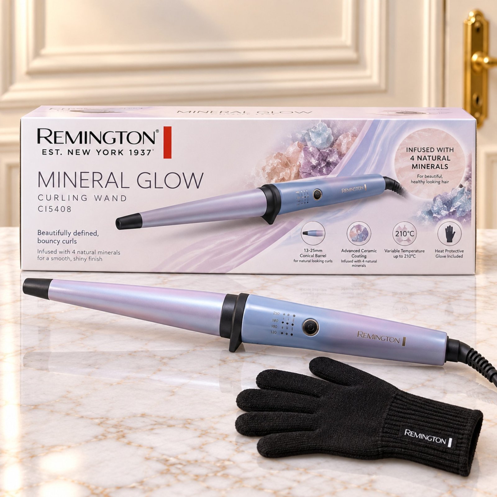 Remington Mineral Glow Curling Tong C15408 - Ladies Gadgets Remington Mineral Glow Curling Tong C15408 - Ladies Gadgets | Lahore Gifts Online